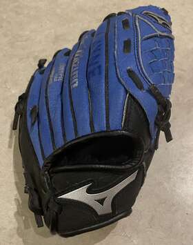 Gpp950d Mizuno 950d Blue Baseball Glove Youth 9.5 Inches Rht Max Flex Power Close