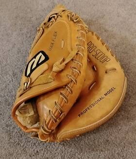 C021 Mizuno Franchise Pro-scoop Catcher S Mitt Glove Mfr Pro Model Rht Ex Cond