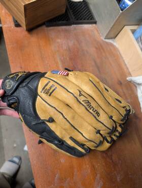 C6657an Mizuno Youth Vintage Baseball Glove Right Handed 11.5 Gpp 1152