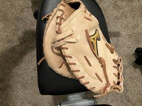 Cmp2-335c Mizuno Pro 33.5 Inch Beige Brown Leather Baseball Catchers Mitt
