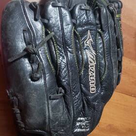 Mizuno Gmvp1250pse6 Mvp Prime 12.5 Inch Lht Black Leather Outfield Glove