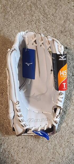 Gmvp1250psef8rg Mizuno Mvp Prime Se Fastpitch 12.5 Inch White Gold Softball Glove Surefit Foam
