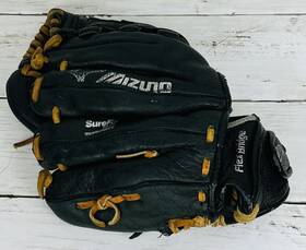 Gpl-1150y1d Mizuno Youth Mvp Baseball Glove Gpl1050y1d 10.5 Inch Black Full Grain Leather Rht