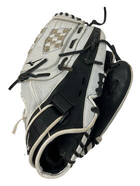 Gsp-1251f2wh Mizuno Fast Pitch 12.5 Inch Fielders Glove Black / White Rh Thrower Gsp-1251f2wh Mizuno Fast Pitch 12.5 Inch Fielders Glove Black / White Rh Thrower