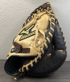 Gxc-75 Mizuno Gxc-57 World Won 34 Inch Baseball Softball Catchers Mitt Right Hand Throw Euc