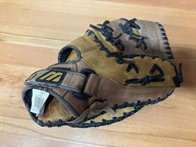 Gxf-91rg Mizuno Gxf-91 Used 12.75 Baseball Softball First Base Mitt Right Thro