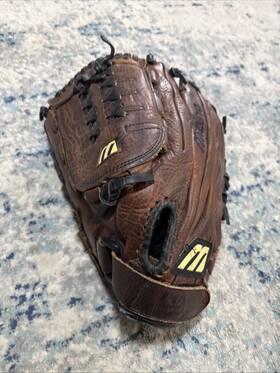 Mfr-1303 Mizuno Thick Leather Broken In 13 Inch Baseball Softball Glove Left Throw