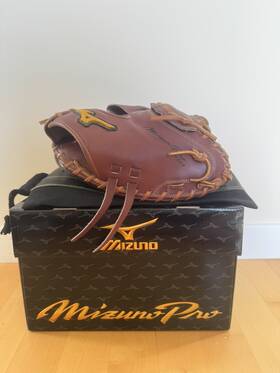 Mp26030920058w542110 Mizuno Pro Issue Catcher Mitt Glove Custom Order Made In Japan 34in
