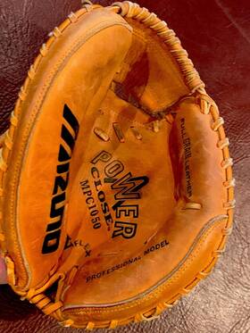 Mpc1050 Mizuno Catchers Mitt Pro Model Power Close Leather Rht