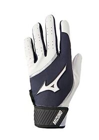 Mizuno Mvp Adult Baseball Batting Glove White-grey X-large