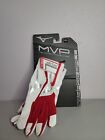 Mizuno Mvp Youth Medium Baseball Softball Batting Gloves Pair Red White New Nwt