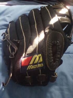Mz133 Mizuno Mx133 Max Flex Black Leather Mesh Rht Baseball Glove Pro Model Vg