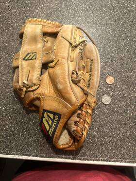 Mz1310t Mizuno Mz 1310t Baseball/softball Gloverht Pro Model Max Flex Leather -pre-owned