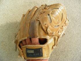 60-21209 Montgomery Ward Vintage Wards Baseball Glove Stan Musial Professional Model - Japan