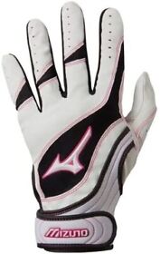 330237 New Mizuno Girls Small Finch Premier G3 Softball Batting Glove White Pink 330237 New Mizuno Girls Small Finch Premier G3 Softball Batting Glove White Pink