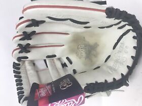 Pronp2-2wbs New Other Rawlings Heart Of The Hide Fielding Glove 11.25inch White Red