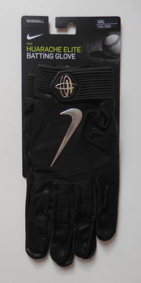 Nike 883419846915 Huarache Elite Batting Gloves Adult Unisex Black/black/chrome Xxl Nike 883419846915 Huarache Elite Batting Gloves Adult Unisex Black/black/chrome Xxl
