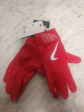 Nike 887791737410 Alpha Batting Gloves Adult Unisex Red Size Large