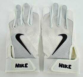 Nike 887791753960 Hyperdiamond 3.0 Batting Gloves Youth Large White/black Nike 887791753960 Hyperdiamond 3.0 Batting Gloves Youth Large White/black