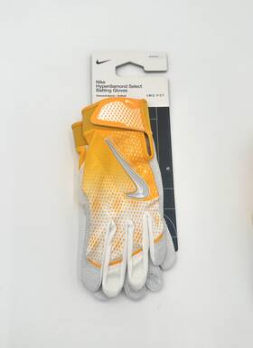Nike 887791756046 Hyperdiamond Select Batting Gloves Womens Size Medium Softball Dri-fit