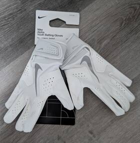 Nike 887791816269 Alpha Batting Gloves Youth Small New Nwt
