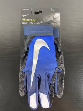 Pgb598-022 Nike 888412370771 Vapor Elite Blue Batting Gloves Adult Xl