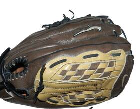 G003 Nike Upside Elite 14 Inche Baseball Softball Glove Rht Brown Tan Leather Fit Dry