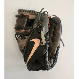 Ikg10 Nike Baseball/softball Glove 10in Left Hand Leather Black/orange Strap