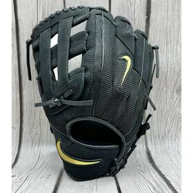 N100075904912 Nike Force Edge 12 Inch Black Leather Baseball Glove Unisex Adults