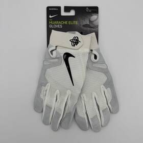 Pbg642-102 Nike Pgb642-102 Huarache Elite Batting Gloves Textured Palm White Xl Brand New