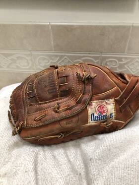Amg-175g Nokona Tough Gusher Leather 12 Inch Baseball Softball Glove Left Throw Read
