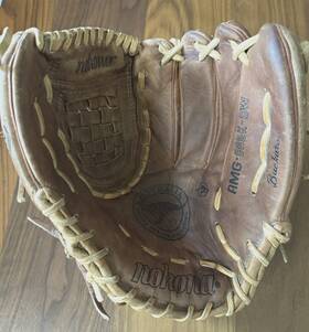 Amg-600k-gw Nokona Vtg 12.5 Inch Buckaroo Pro Model Baseball Glove Rht Usa Dd Mark