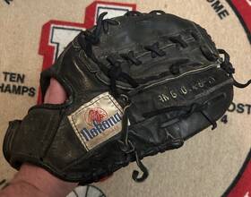 Amg500k-b-cw Nokona Vintage 12.5 Inch Black Kangaroo Leather Baseball Glove Rht Usa