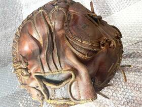 Cm47 Nokona Leather Catcher S Mitt Glove Pro-line Inch Professional Model 32