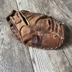 Cm58 Nokona Vintage Proline Catchers Mitt Baseball Rht Genuine Leather