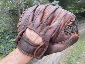 Cm69 Nokona Very Rare 1939 Premium Leather Catcher S Mitt 32.5 Inch -33 Rht
