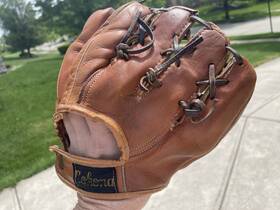 S700 Nokona Rht Youth Glove Inch 10 . Full Leather Made In Tx Usa