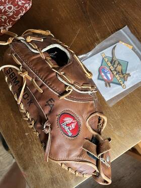Sbm-1 Nokona Nakona Kangaroo Hide Pro Softball Mitt Left Hand Throw Excellent