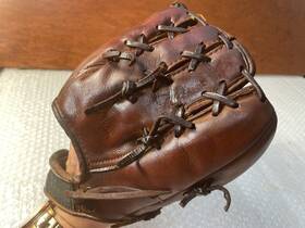 Tst30 Nokona Rare 1950s Leather Ball Glove Rht 11 Inch Pro-line/fieldrite Usa