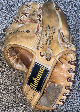Tst40 Nokona Vintage Don Mossi Made In Usa Baseball Softball Glove Left Throw Tst40 Nokona Vintage Don Mossi Made In Usa Baseball Softball Glove Left Throw
