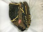 P130 Rawlings Right Handed Thrower Glove Brown And Black