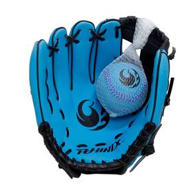 Phinix 738631687580 9 Inch Baseball Glove Tee Ball Mitts And Foam For Kids Beginner Play Train