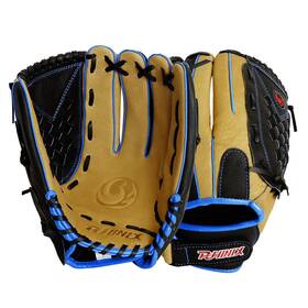 Phinix B0972ntxmj 12 1/2 All Pigskin Baseball Softball Gloves Beige Black