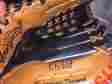 Pl115 Rawlings Baseball Glove 11.5 A-rod Player Series Brown Black Used