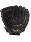 Pm1250b-6-0-raw Rawlings Playmaker Series Glove Black Worn On Left Hand
