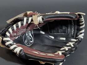 Pl91mb Rawlings 083321233180 Baseball Glove Black 9 Inch Youth Players Series Rht Lightly Used