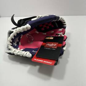 Ages3-5 Rawlings 083321253102 Pink Purple 8 1/2 Inch Players Series Left Baseball Glove Pl85gl