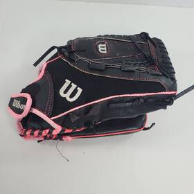 Rawlings 083321440861 Youth 11 Inch Pink Black Baseball Softball Glove Rht Right Hand Throw