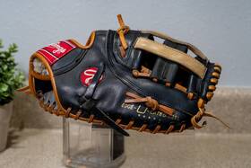 Rawlings 083321494215 Rfm 25mm Baseball Glove Black Leather Mark Mcgwire Rh Throw