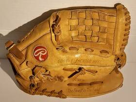 Glove-10.5in-mark Rawlings 083321502194 Baseball Mcgwire Model-rbg80f-rh Throw-pre-owned Glove-10.5in-mark Rawlings 083321502194 Baseball Mcgwire Model-rbg80f-rh Throw-pre-owned